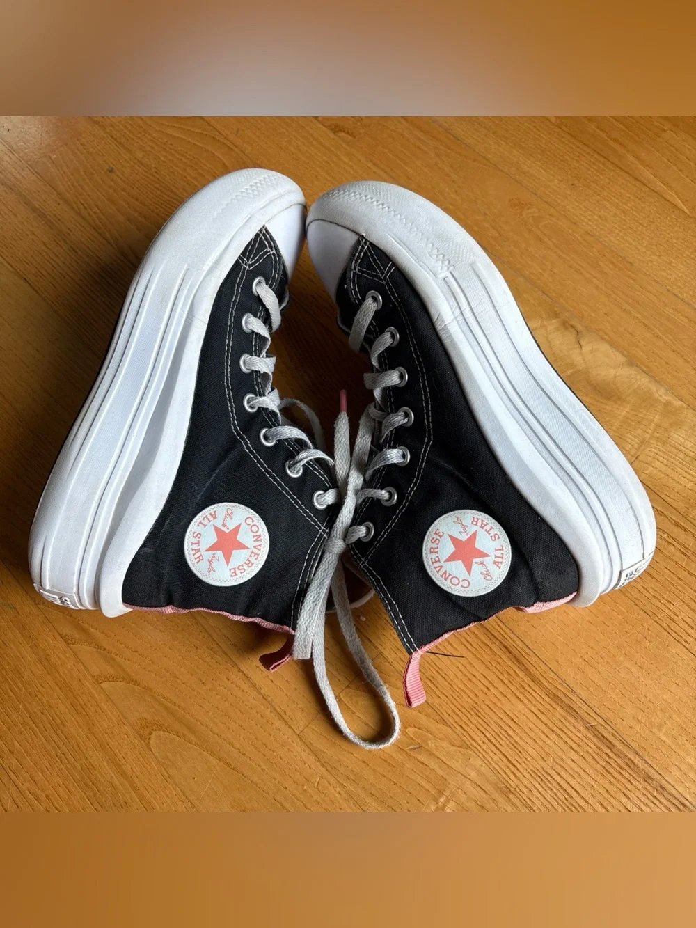 Converse Chuck Taylor Platform sneakers All Star Move high-top shoes Youth Sz 3
